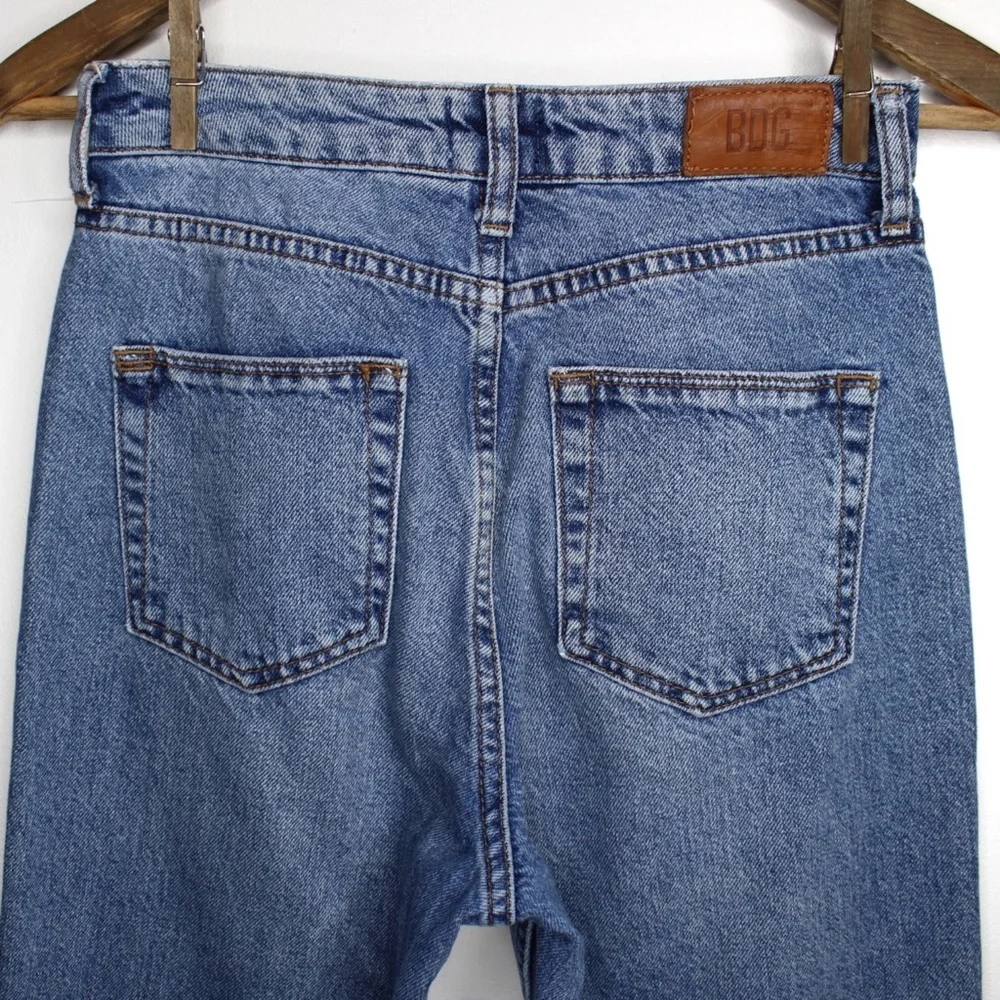 BDG Mom Pintuck Pleated Jeans 24 x 32 Preowned Vintage Look - Picture 9 of 11